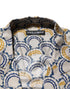 Dolce & Gabbana Cream Cotton Silk Hawaii Scallop Shell Print Shirt